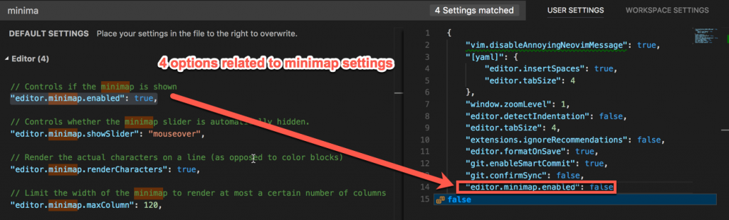 minimapVisualStudioCode