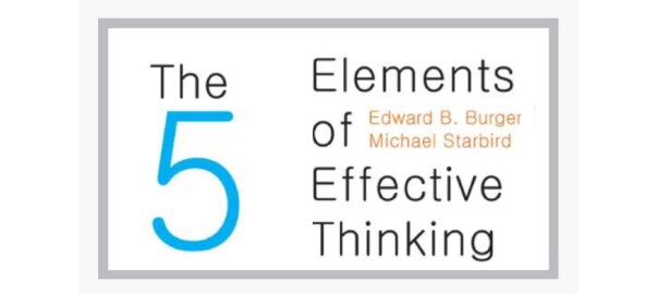 The 5 Elements Of Effective Thinking E Burger And M